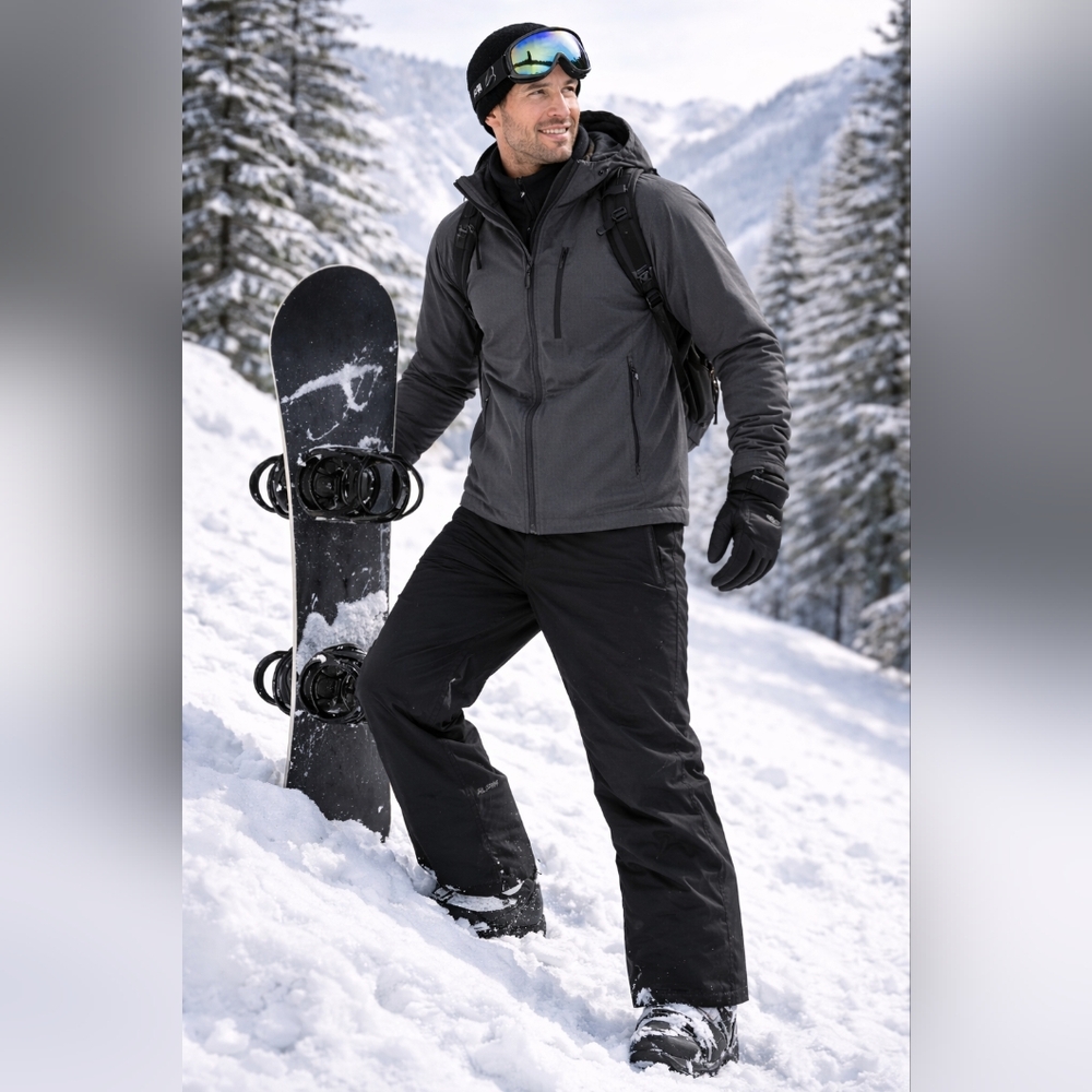 Alpine Design GORE-TEX Ski Snowboard Pants Men’s Large Black Lined Waterproof